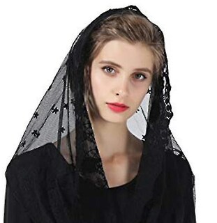 Foto 1 | Foto 1 | Campanas De Bicicleta Con Cuernos Y Velos De Encaje Floral Color Negro - Venta Internacional.