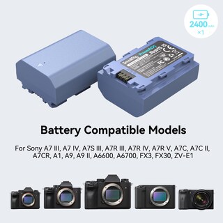 Foto 4 | Foto 4 | Batería De Cámara Smallrig Usb-c De Repuesto Para Sony N, 2400 Mah - Venta Internacional.