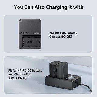 Foto 7 | Foto 7 | Batería De Cámara Smallrig Usb-c De Repuesto Para Sony N, 2400 Mah - Venta Internacional.