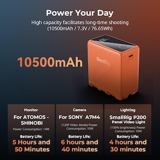 Foto 3 | Foto 3 | Batería De Cámara Smallrig Np-f970 10500 Mah Para Sony Con Oled - Venta Internacional.