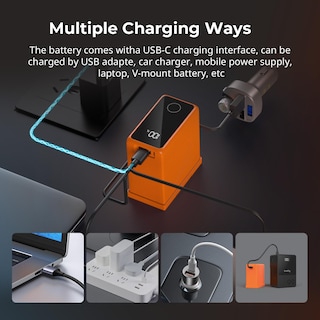 Foto 5 | Foto 5 | Batería De Cámara Smallrig Np-f970 10500 Mah Para Sony Con Oled - Venta Internacional.