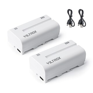 Foto 1 | Foto 1 | Batería Viltrox Np-f550 Li-ion 2200 Mah Paquete De 2 Unidades Para Sony - Venta Internacional.