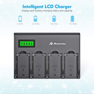 Foto 4 | Foto 4 | Batería Y Cargador Powerextra Para Sony Np-f970 8800mah - Venta Internacional.