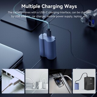 Foto 6 | Foto 6 | Batería Usb-c De Repuesto Smallrig Para Fujifilm Np-w235 2400 Mah - Venta Internacional.