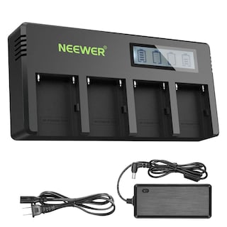Foto 1 | Foto 1 | Cargador De Batería Neewer Np-f De 4 Canales Con Pantalla Lcd Para Sony Li-ion - Venta Internacional.
