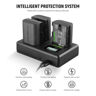 Foto 3 | Foto 3 | Set De Baterías Y Cargadores Neewer Lp-e6 Paquete De 3 Unidades 2000 Mah Para Canon - Venta Internacional.