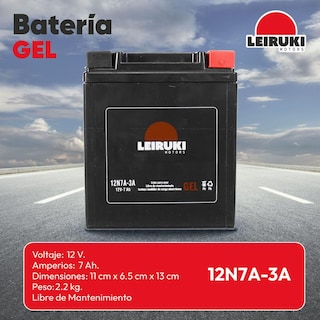 Foto 2 | Foto 2 | Bateria Gel Moto 12n7a-3a Ex200 Rt200 Dm200 Ft250 Leiruki