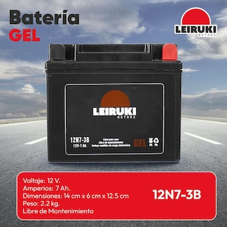 Foto 2 | Foto 2 | Bateria Gel Moto 12n7-3b Pulsar Ns Crossmax Atv200 Leiruki