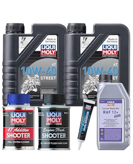 Foto 1 | Foto 1 | Kit De Afinación Liqui Moly Para Motocicleta 4t Con Aceite Sintético 10w40 2lts