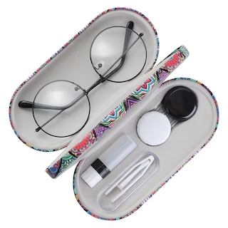 Foto 1 | Foto 1 | Funda Para Gafas Moko De Doble Cara Con Funda Para Lentes De Contacto Y Acceso. - Venta Internacional.