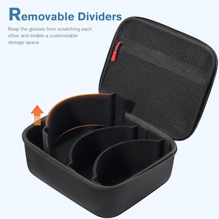 Foto 2 | Foto 2 | Funda Rígida Para Múltiples Gafas De Esquí Procase Large, Color Negro - Venta Internacional.