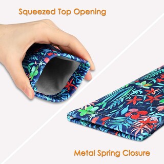 Foto 3 | Foto 3 | Funda para Gafas Fintie de Piel Vegana Suave con Paño de Limpieza - Venta Internacional