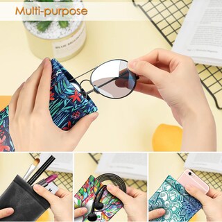 Foto 4 | Foto 4 | Funda para Gafas Fintie de Piel Vegana Suave con Paño de Limpieza - Venta Internacional