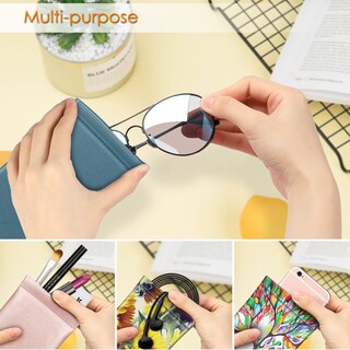 Foto 4 | Foto 4 | Funda para Gafas Fintie Ocean Blue de Piel Vegana con Tela - Venta Internacional