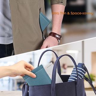 Foto 5 | Foto 5 | Funda para Gafas Fintie Ocean Blue de Piel Vegana con Tela - Venta Internacional
