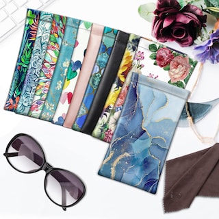 Foto 6 | Foto 6 | Funda para Gafas Fintie con Paño de Limpieza de Piel Vegana 2 piezas - Venta Internacional