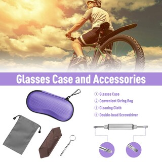 Foto 2 | Foto 2 | Funda Rígida para Gafas de Sol Fintie Morada - Venta Internacional