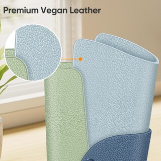 Foto 4 | Foto 4 | Soporte para Gafas Fintie de Piel Vegana Antiarañazos Azul Océano - Venta Internacional
