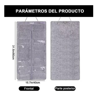 Foto 4 | Foto 4 | Organizador de Anteojos de Sol 16 Ranuras a Prueba de Polvo Gris