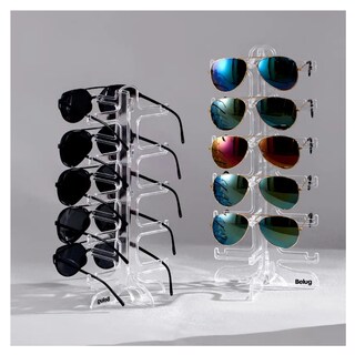 Foto 5 | Foto 5 | Soporte Para Gafas De Sol De Exhibición Organizador 2pzs Belug, Transparente