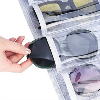 Foto 4 | Foto 4 | Organizador De Gafas De Sol De Suspensión A Prueba De Polvo Eo Safe Imports Esi-19908 Gris