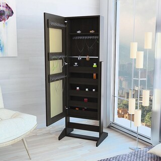 Foto 3 | Foto 3 | Espejo Joyero Prisma color Wengue Virtual Muebles