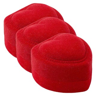Foto 1 | Foto 1 | Alhajero en Forma de Corazón SmileFun MXVHT-003 color Rojo 3 Piezas
