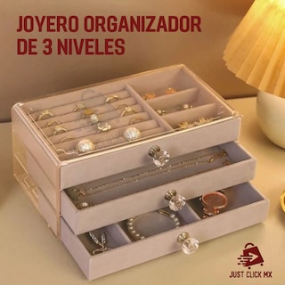 Foto 2 | Foto 2 | Alhajero JustClick MX de 3 Niveles