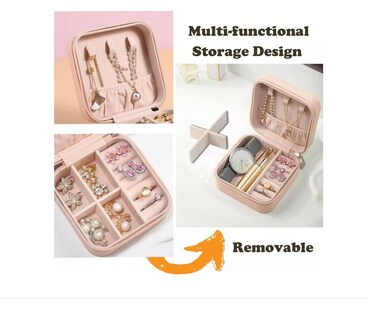 Foto 2 | Foto 2 | 4pcs Joyero Alhajero Organizador Mini Rosa Xtellar