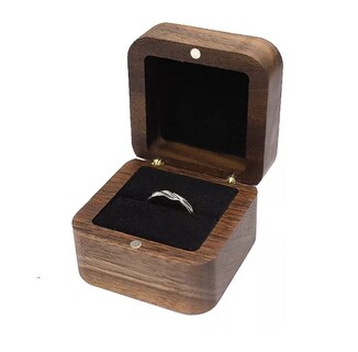 Foto 1 | Foto 1 | Caja Xtellar De Madera Alhajero Para Anillos De Boda Y Compromiso