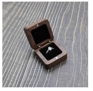 Foto 3 | Foto 3 | Caja Xtellar De Madera Alhajero Para Anillos De Boda Y Compromiso