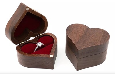 Foto 4 | Foto 4 | Caja Xtellar De Corazón Para Anillos De Boda O Compromiso Color Rojo