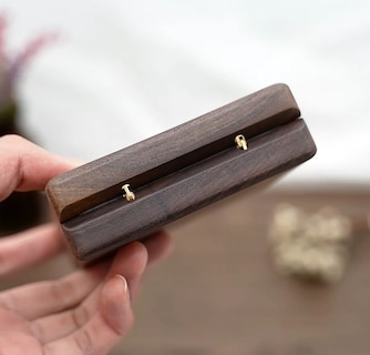 Foto 4 | Foto 4 | Caja De Madera Xtellar Para Pulsera Terciopelo Negro
