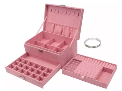 Foto 1 | Foto 1 | Estuche Alhajero Xtellar Caja De Joyería Rosa