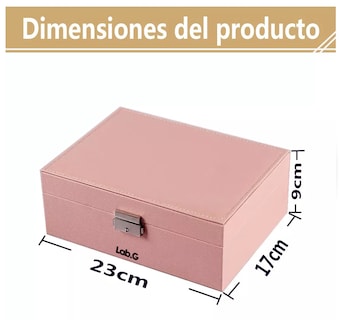 Foto 2 | Foto 2 | Caja De Almacenamiento Lab.g Con Una Gran Capacidad Joyas Rosa