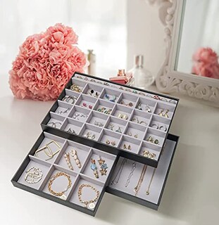 Foto 7 | Foto 7 | Organizador De Joyas Procase Apilable Con Divisores Extraíbles - Venta Internacional.