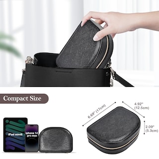 Foto 6 | Foto 6 | Joyero Procase, Tamaño Viaje, Piel Sintética Con Forma De Concha Marina - Venta Internacional.