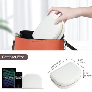 Foto 6 | Foto 6 | Joyero Procase, Tamaño Viaje, Piel Sintética Con Forma De Concha Marina - Venta Internacional.