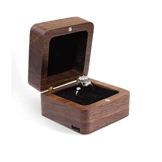 Foto 1 | Foto 1 | Caja para Anillo Belug de Madera Nogal