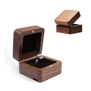 Foto 2 | Foto 2 | Caja para Anillo Belug de Madera Nogal