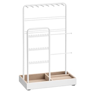 Foto 1 | Foto 1 | Soporte Para Joyas Songmics, Bandeja De Terciopelo Con Marco De Metal Blanco - Venta Internacional.