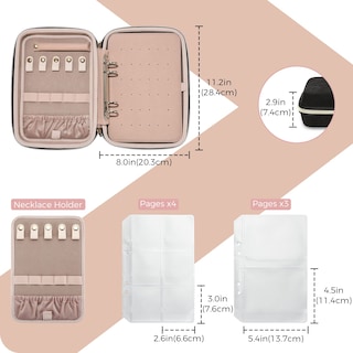 Foto 5 | Foto 5 | Funda Organizadora De Joyas Procase Large Travel Black - Venta Internacional.