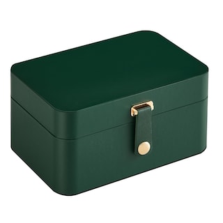 Foto 7 | Foto 7 | Joyero Songmics Travel Organizador De 2 Capas, Color Verde Bosque - Venta Internacional.