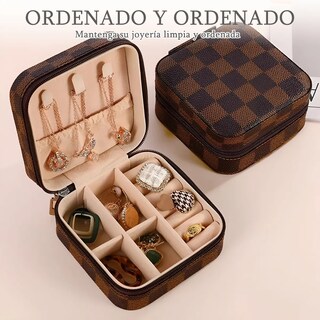 Foto 5 | Foto 5 | Caja De Almacenamiento De Franela Portátil De Viaje Belug Cafe Claro Y Oscuro Cuadros