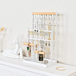 Foto 2 | Foto 2 | Soporte Organizador De Joyas Procase De 6 Niveles Con 15 Ganchos, Blanco - Venta Internacional.