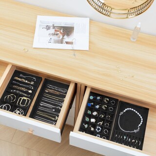 Foto 6 | Foto 6 | Bandejas Organizadoras De Joyas Procase Apilables Para Cajones, Color Negro - Venta Internacional.