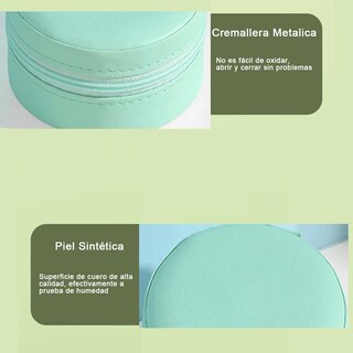 Foto 4 | Foto 4 | Joyero Lab.g Alajero Mini Aretes Anillos Viaje Organizador Estuche Verde Claro