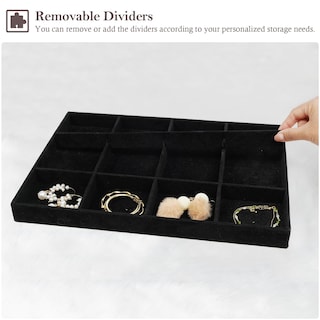 Foto 6 | Foto 6 | Organizador De Joyas Procase, Apilable, Grande, Paquete De 3 Unidades, Terciopelo - Venta Internacional.
