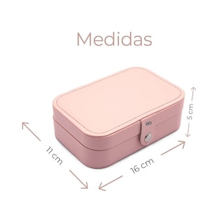 Foto 4 | Foto 4 | Organizador Joyas Estuche Aretes Anillos Alhajero Eo Safe Imports Esi-19817 Rosa