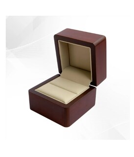 Foto 1 | Foto 1 | Estuche para Anillo de Madera